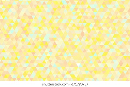 Light Green, Yellow vector polygonal pattern. Modern geometrical abstract illustration with gradient. Brand-new design for your business.