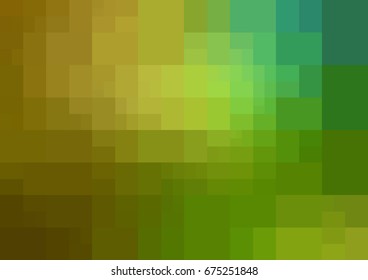 Light Green, Yellow vector polygonal illustration, which consist of rectangles. Rectangular design for your business. Creative geometric background in Origami style with gradient
