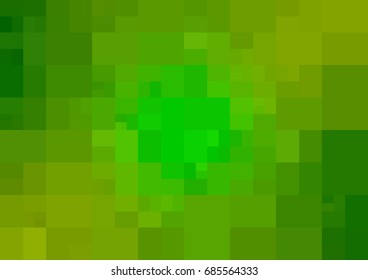 Light Green, Yellow vector polygonal illustration, which consist of rectangles. Rectangular pattern for your business design. Geometric background in Origami style with gradient. 