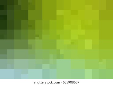 Light Green, Yellow vector polygonal illustration, which consist of rectangles. Rectangular design for your business. Creative geometric background in Origami style with gradient
