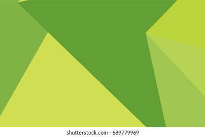 Light Green, Yellow vector polygonal background. Glitter abstract illustration with an elegant design. The polygonal design can be used for your web site.