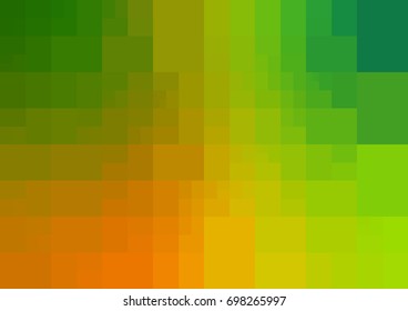 Light Green, Yellow vector polygonal illustration, which consist of rectangles. Rectangular design for your business. Creative geometric background in Origami style with gradient