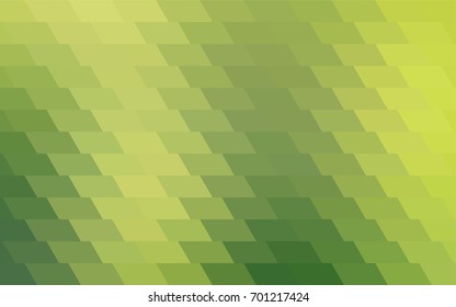 Light Green, Yellow vector polygonal illustration, which consist of rectangles. Rectangular pattern for your business design. Geometric background in Origami style with gradient. 