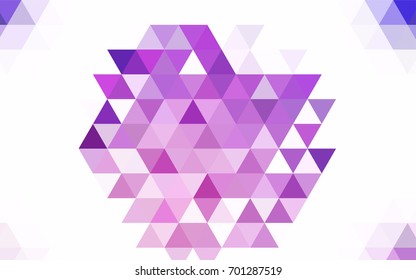 Light Green, Yellow vector polygonal pattern. A vague abstract illustration with gradient. A new texture for your design.