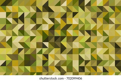 Light Green, Yellow vector polygonal pattern. Shining colored illustration in a brand-new style. A completely new design for your business.