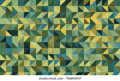 Light Green, Yellow vector polygonal template. Colorful abstract illustration with gradient. The best triangular design for your business.