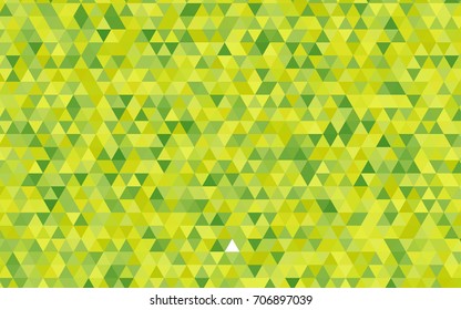 Light Green, Yellow vector polygonal background. Glitter abstract illustration with an elegant design. Brand-new design for your business.