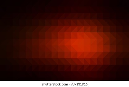 Light Green, Yellow vector polygonal pattern. Triangular geometric sample with gradient.  A completely new design for your business.