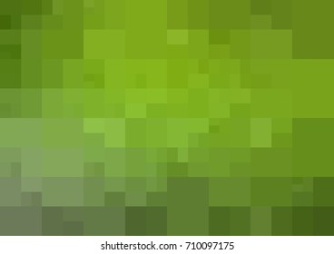 Light Green, Yellow vector polygonal illustration, which consist of rectangles. Rectangular pattern for your business design. Geometric background in Origami style with gradient. 