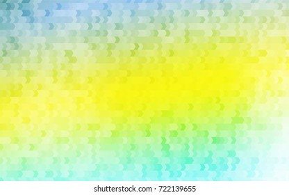 Light Green, Yellow vector polygonal illustration consisting of rectangles. Rectangular design for your business. Creative geometric background in origami style with gradient.