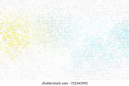 Light Green, Yellow vector polygonal illustration, which consist of rectangles. Rectangular pattern for your business design. Geometric background in Origami style with gradient. 