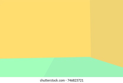Light Green, Yellow vector polygonal illustration, which consist of rectangles. Rectangular pattern for your business design. Geometric background in Origami style with gradient. 