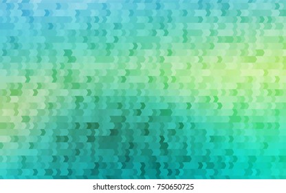 Light Green, Yellow vector polygonal illustration consisting of rectangles. Rectangular design for your business. Creative geometric background in origami style with gradient.