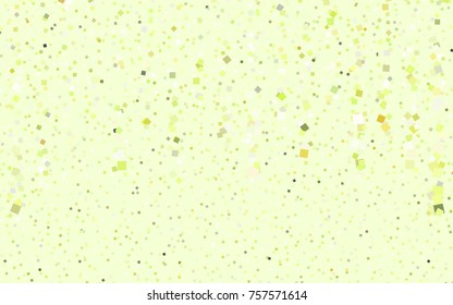 Light Green, Yellow vector polygonal illustration consisting of rectangles. Rectangular design for your business. Creative geometric background in origami style with gradient.