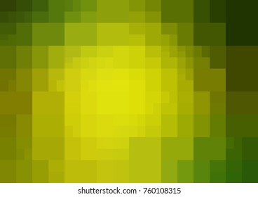 Light Green, Yellow vector polygonal illustration, which consist of rectangles. Rectangular design for your business. Creative geometric background in Origami style with gradient