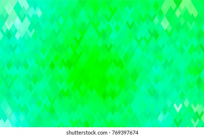 Light Green, Yellow vector polygonal illustration consisting of rectangles. Rectangular design for your business. Creative geometric background in origami style with gradient.
