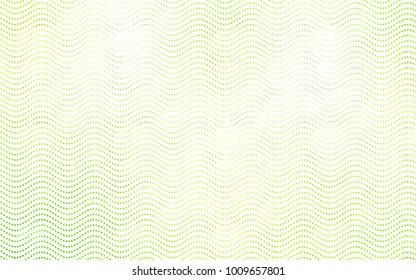 Light Green, Yellow vector red pattern of geometric circles, shapes. Colorful mosaic banner. Geometric background with colored disks.