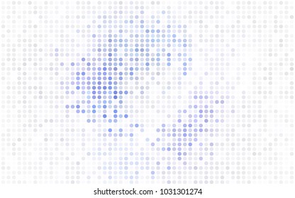 Light Green, Yellow vector red pattern of geometric circles, shapes. Colorful mosaic banner. Geometric background with colored disks.