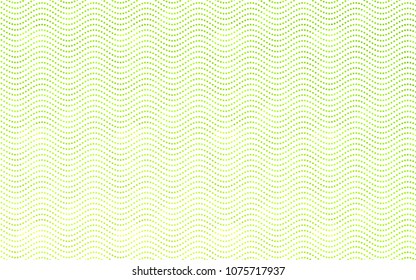 Light Green, Yellow vector red pattern of geometric circles, shapes. Colorful mosaic banner. Geometric background with colored disks.