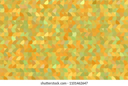 Light Green, Yellow vector red pattern of geometric circles, shapes. Colorful mosaic banner. Geometric background with colored disks.