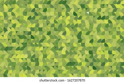 Light Green, Yellow vector red banner with set of circles, dots. Donuts Background. Creative Design Template. Technological halftone illustration.