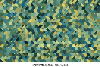 Light Green, Yellow vector red pattern of geometric circles, shapes. Colorful mosaic banner. Geometric background with colored disks.