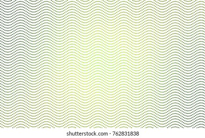 Light Green, Yellow vector red pattern of geometric circles, shapes. Colorful mosaic banner. Geometric background with colored disks.