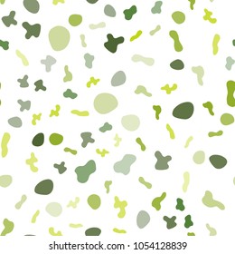 Light Green, Yellow vector seamless pattern with liquid shapes. Creative geometric illustration in marble style with gradient. Marble design for your web site.