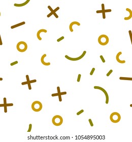 Light Green, Yellow vector seamless template with geometric lines. Seamless gradient abstract lines on white background. Trendy design for wallpaper, fabric makers.