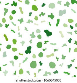 Light Green, Yellow vector seamless pattern with bent ribbons. Creative illustration in halftone marble style with gradient. Marble design for your web site.