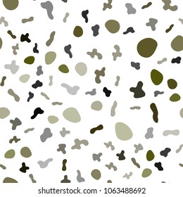 Light Green, Yellow vector seamless background with liquid shapes. Shining crooked illustration in marble style. Marble design for your web site.