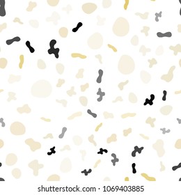 Light Green, Yellow vector seamless pattern with bent lines. A vague circumflex abstract illustration with gradient. The template for cell phone backgrounds.