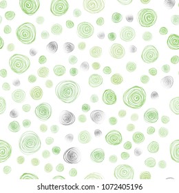 Light Green, Yellow vector seamless natural elegant pattern. flowers on elegant natural pattern with gradient. Brand-new style for your business design.