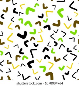 Light Green, Yellow vector seamless  template with bubble shapes. A completely new color illustration in marble style. A completely new template for your business design.