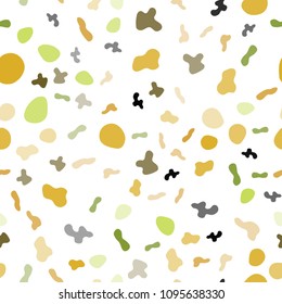 Light Green, Yellow vector seamless background with bent ribbons. Modern gradient abstract illustration with bandy lines. The template for cell phone backgrounds.