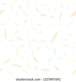 Light Green, Yellow vector seamless template with circles. Glitter abstract illustration with blurred drops of rain. Beautiful design for your business advert.