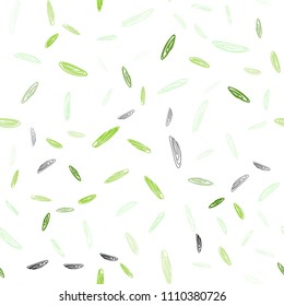 Light Green, Yellow vector seamless layout with circle shapes. Glitter abstract illustration with blurred drops of rain. Beautiful design for your business advert.