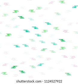Light Green, Yellow vector seamless texture with colored lines. Decorative shining illustration with lines on abstract template. The pattern can be used for websites.