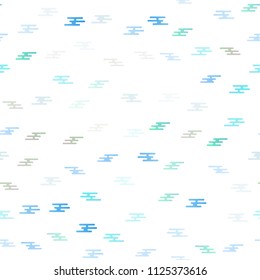 Light Green, Yellow vector seamless background with straight lines. Modern geometrical abstract illustration with staves. The pattern can be used for websites.