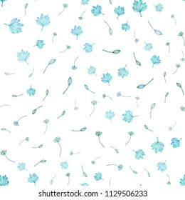 Light Green, Yellow vector seamless doodle pattern. Decorative illustration with leaves on abstract template. Completely new design for your business.