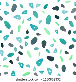 Light Green, Yellow vector seamless pattern in polygonal style with circles. Illustration with set of colorful circles, triangles. Best design for your ad, poster, banner.