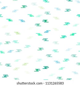 Light Green, Yellow vector seamless pattern with narrow lines. Shining colored illustration with narrow lines. Smart design for your business advert.