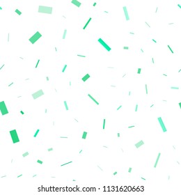 Light Green, Yellow vector seamless template with crystals, rectangles. Decorative design in abstract style with rectangles. Pattern for commercials.