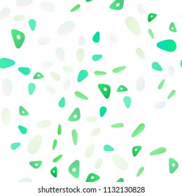 Light Green, Yellow vector seamless background with triangles, circles. Glitter abstract illustration with spheres, triangular lines. Pattern for commercials.