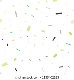 Light Green, Yellow vector seamless template with crystals, rectangles. Rectangles on abstract background with colorful gradient. Smart design for your business advert.