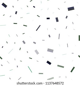 Light Green, Yellow vector seamless cover in polygonal style. Modern abstract illustration with colorful rectangles. Pattern for commercials.