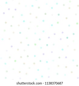 Light Green, Yellow vector seamless background with bubbles. Modern abstract illustration with colorful water drops. The pattern can be used for ads, leaflets of liquid.