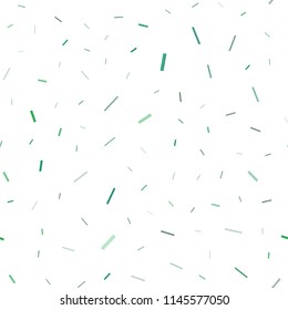 Light Green, Yellow vector seamless pattern with narrow lines. Decorative shining illustration with lines on abstract template. The template can be used as a background.