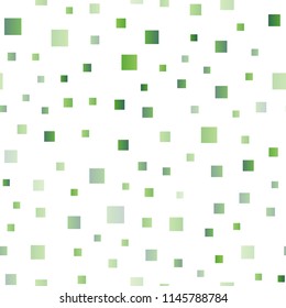 Light Green, Yellow vector seamless template with crystals, rectangles. Beautiful illustration with rectangles and squares. The template can be used as a background.