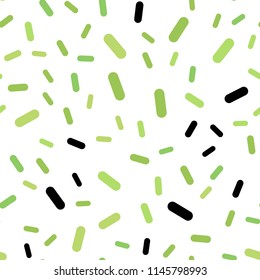 Light Green, Yellow vector seamless template with repeated sticks. Blurred decorative design in simple style with lines. The pattern for ad, booklets, leaflets.